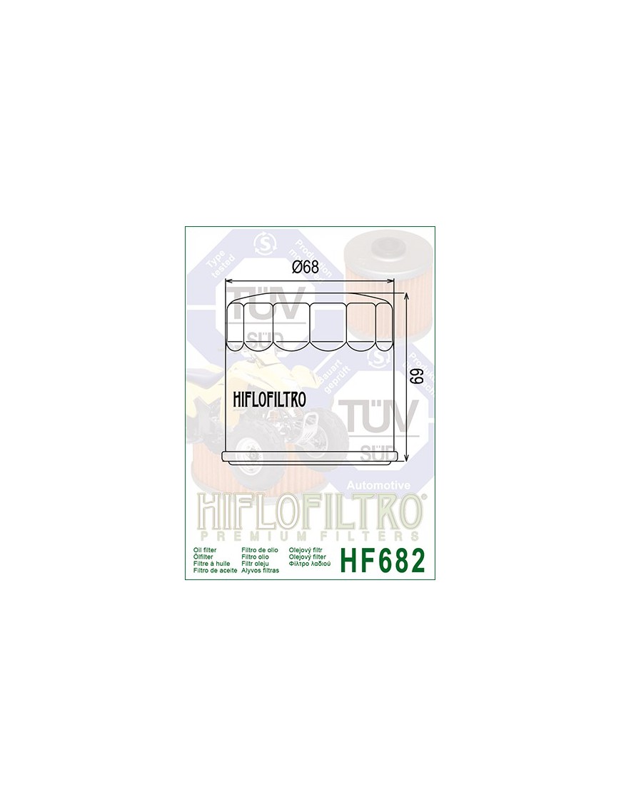 Filtr oleju HF682 CF MOTO 500 600