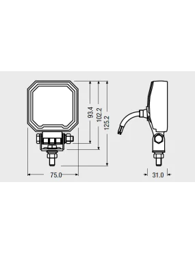 Cube WL VX80-WD Osram Lampa robocza