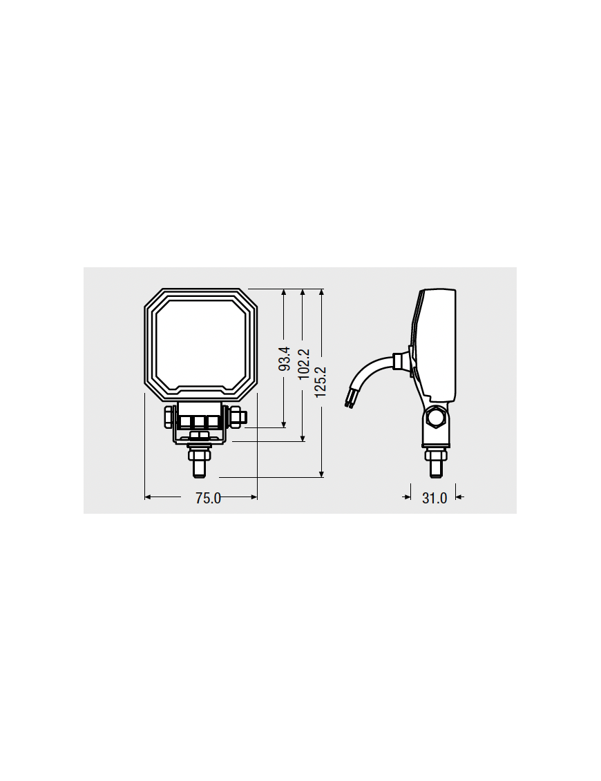 Cube WL VX80-WD Osram Lampa robocza