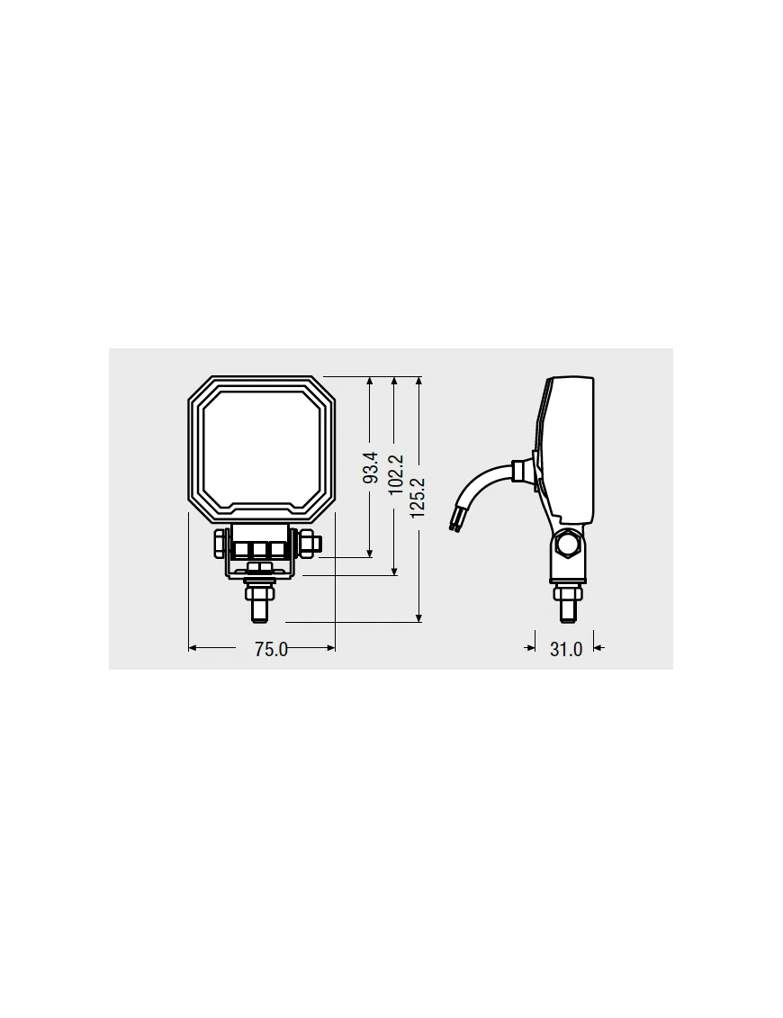 Cube WL VX80-WD Osram Lampa robocza