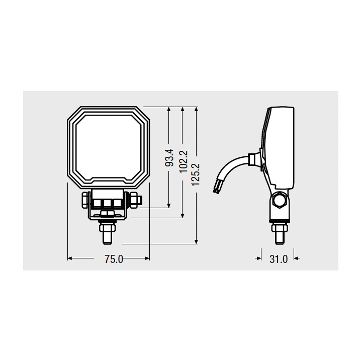 Cube WL VX80-WD Osram Lampa robocza - ujęcie 9