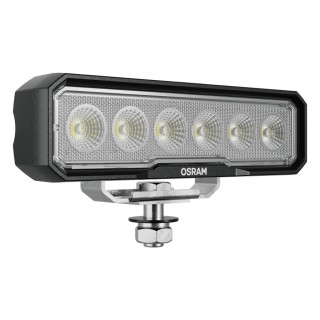 Lampa robocza Osram VX150-WD pod kątem – sześć soczewek LED i uchwyt na śrubę