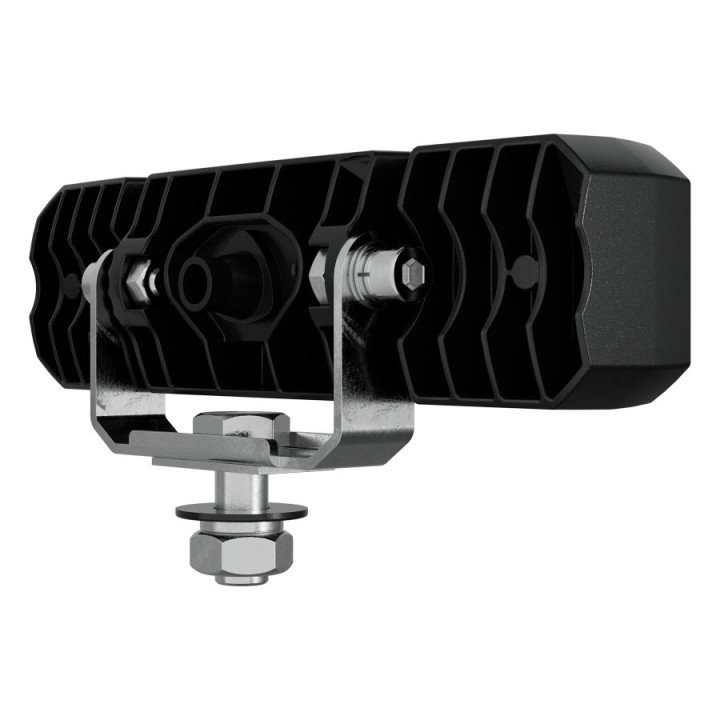 Tył lampy Osram VX150-WD – żebrowany radiator i obrotowy uchwyt na śrubę