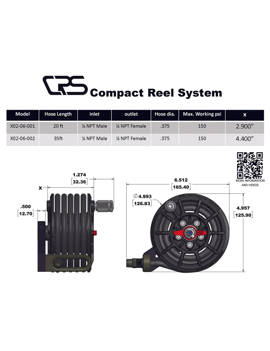 COMPACT REEL SYSTEM 20ft CRS