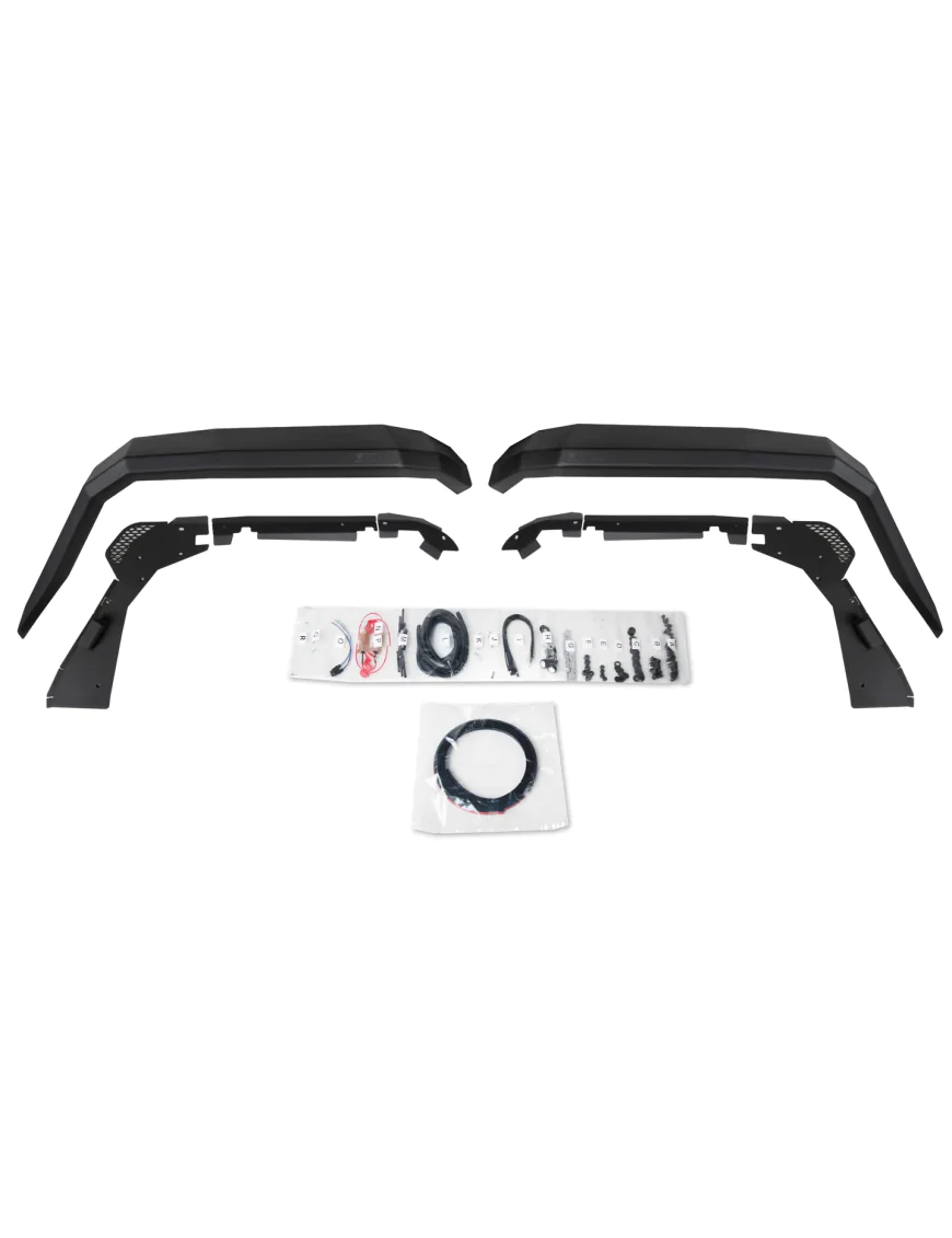 Aluminum Fender Flares Wrangler JL Rival Front