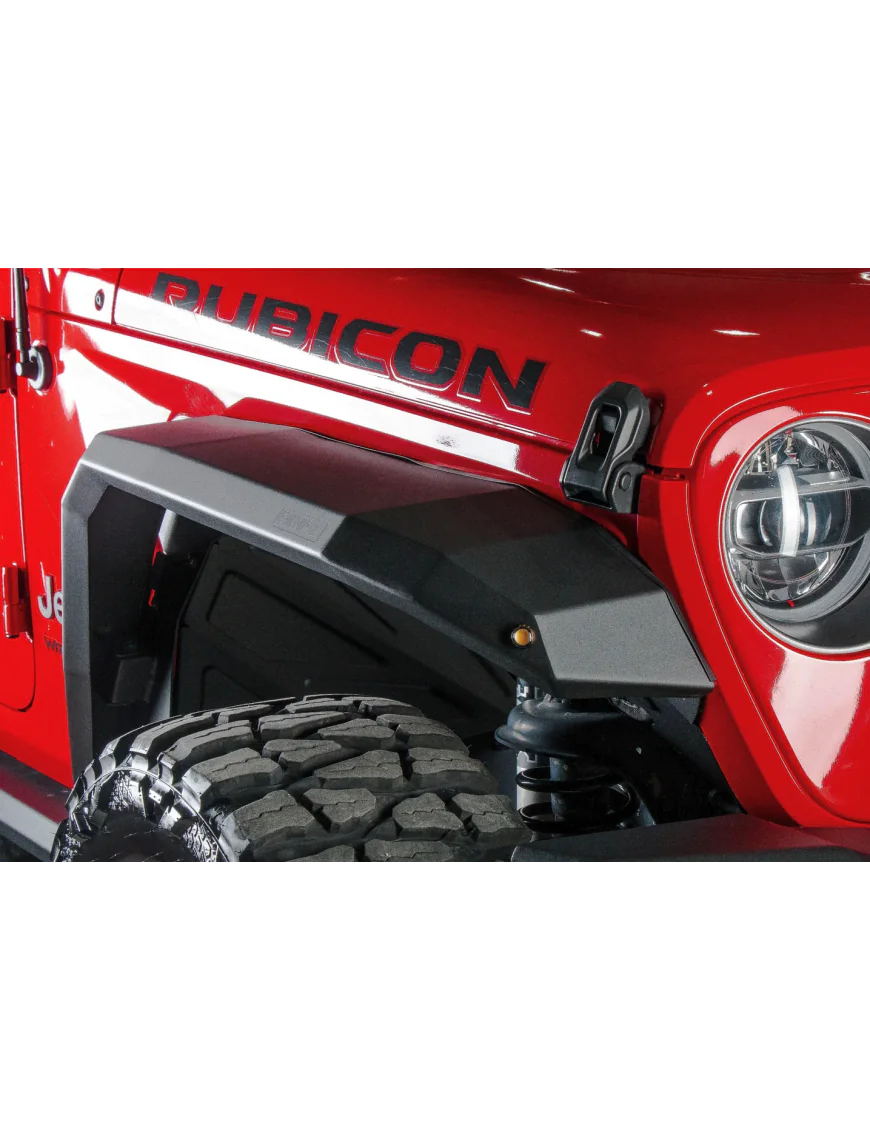 Aluminum Fender Flares Wrangler JL Rival Front