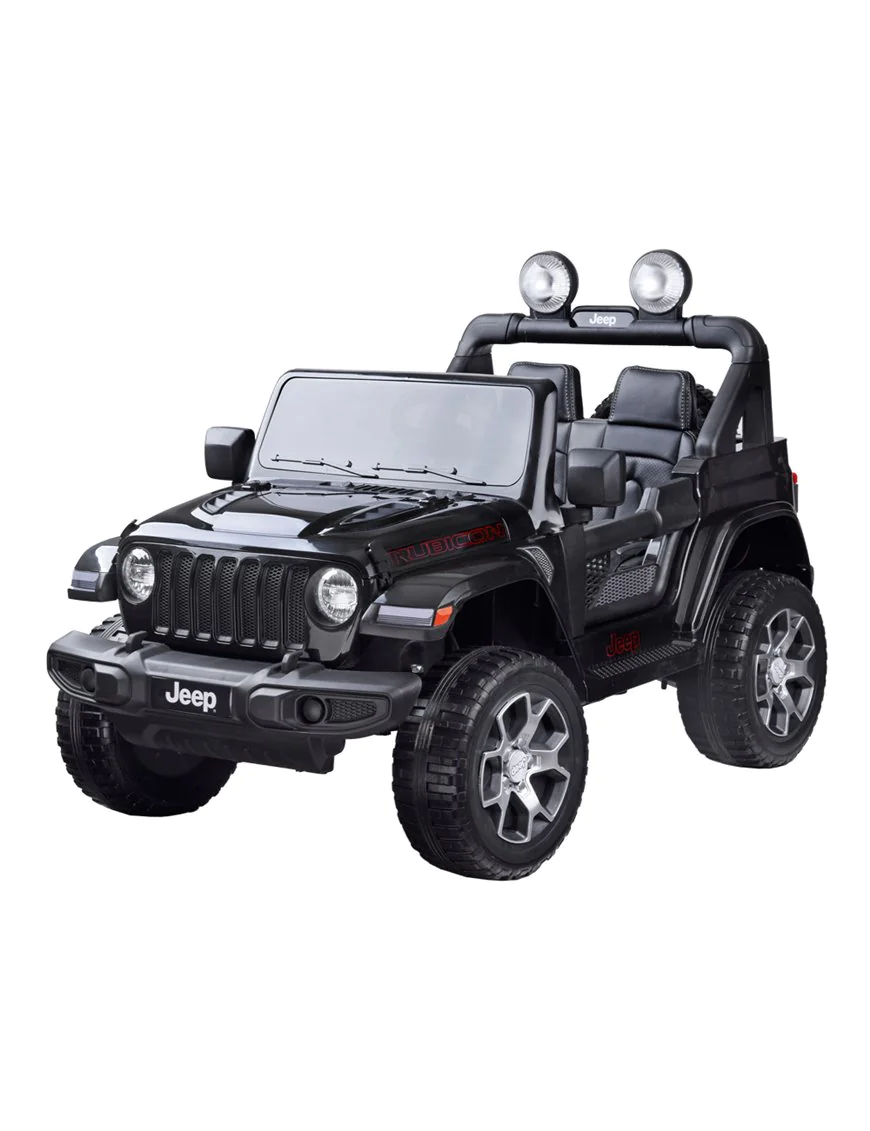 Autko na akumulator Jeep Wrangler Rubicon czarny