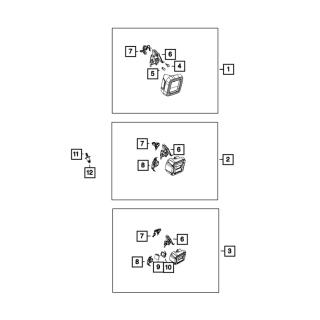 Blind Spot Module Bracket - Mopar (68376511AA)