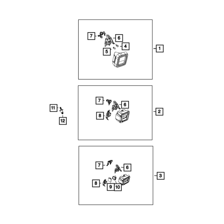 Blind Spot Module Bracket - Mopar (68376511AA)