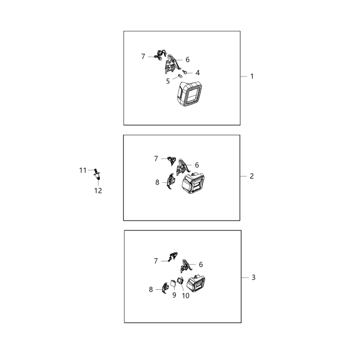 Mopar 68376512AA Bracket-Blind Spot Module
