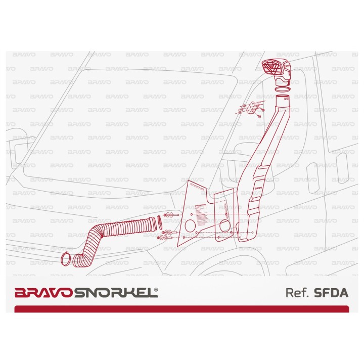 Snorkel FIAT DUCATO / CITROËN JUMPER / PEUGEOT BOXER (2006 - )