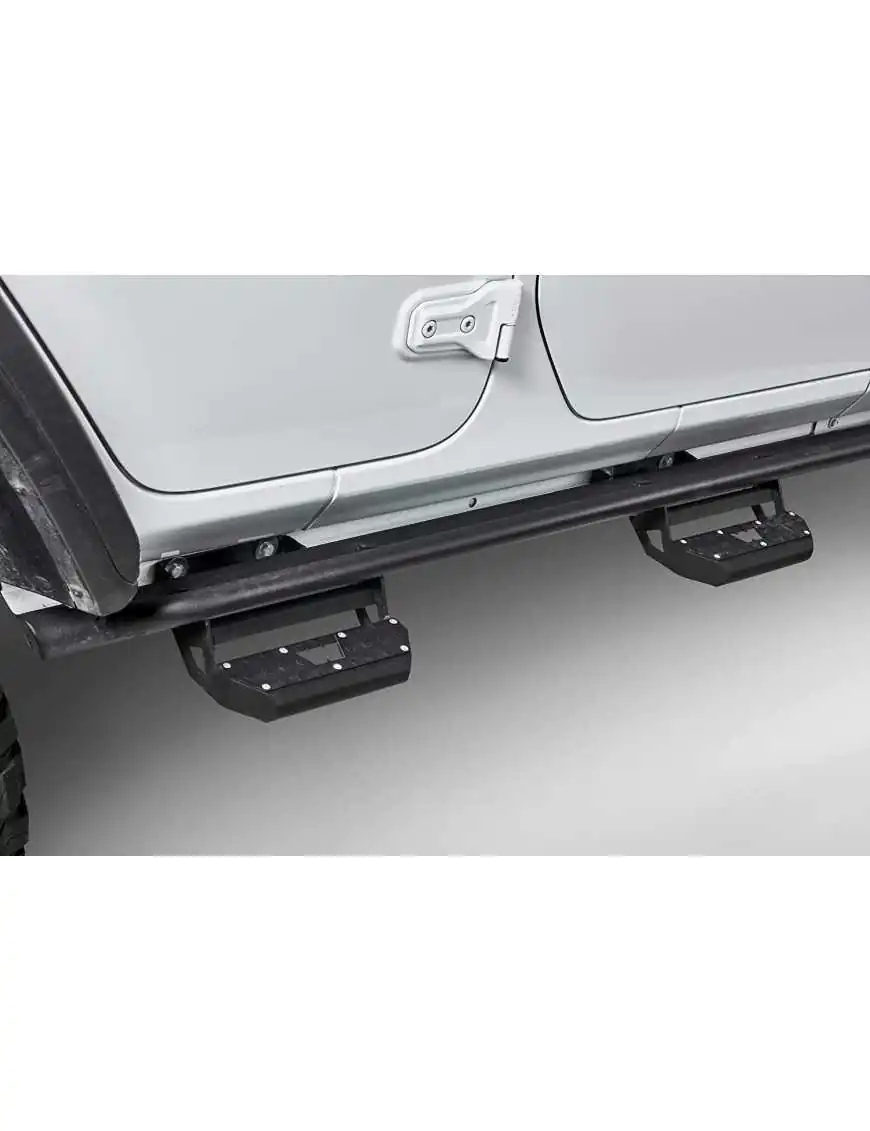 rogi Wrangler JLU WARN 4D Rock Sliders ze stopniami