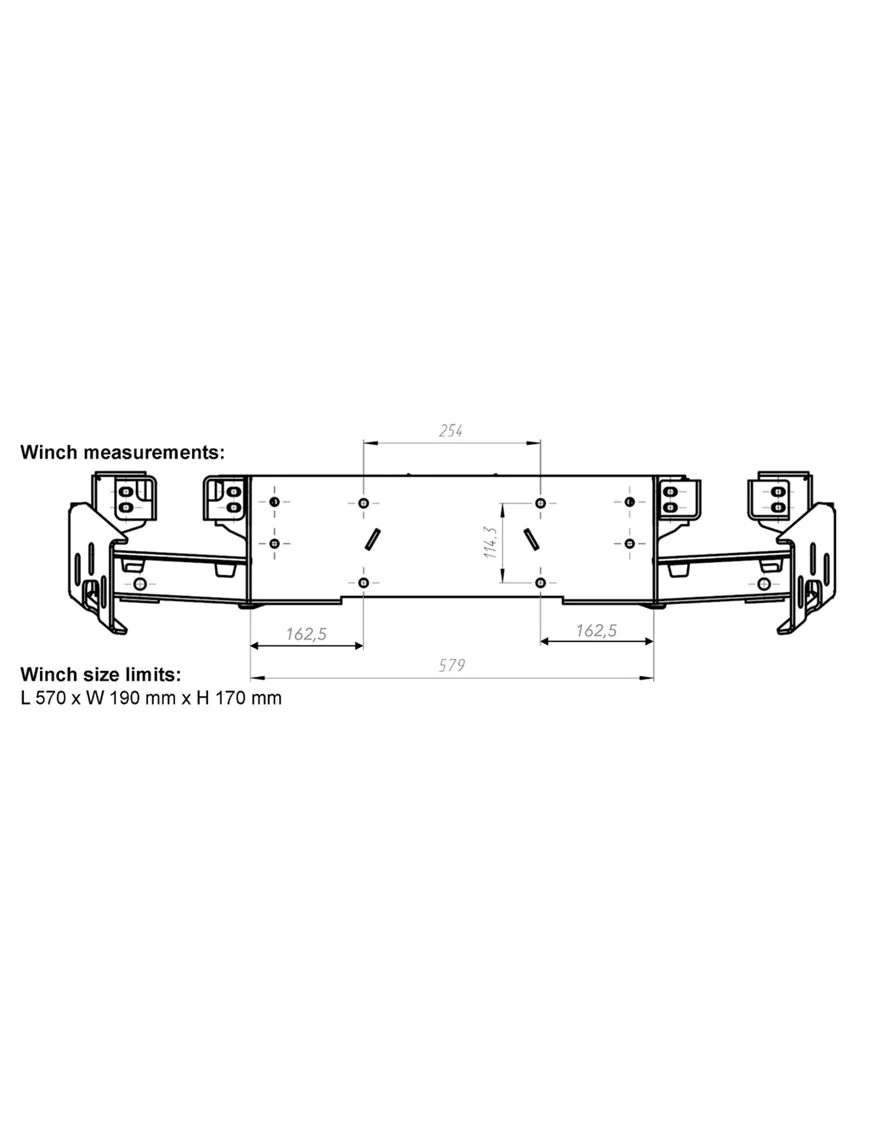 Zderzak aluminiowy Rival 4x4 Ford Ranger Next Gen 2022- w zestawie lampy