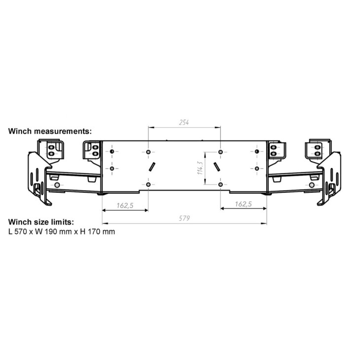 Zderzak aluminiowy Rival 4x4 Ford Ranger Next Gen 2022- w zestawie lampy