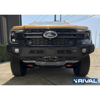Zderzak aluminiowy Rival 4x4 Ford Ranger Next Gen 2022- w zestawie lampy
