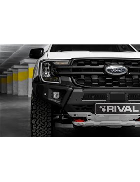Zderzak aluminiowy Rival 4x4 Ford Ranger Next Gen 2022- w zestawie lampy
