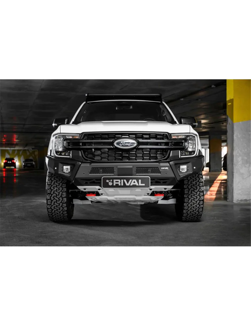 Zderzak aluminiowy Rival 4x4 Ford Ranger Next Gen 2022- w zestawie lampy