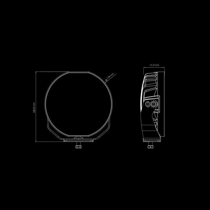 SIBERIA SKYLORD DRIVING LIGHT 7″