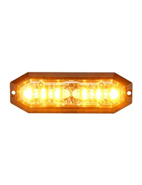 STRANDS LIGHTHEAD 12 LED 12-24V DC 20W AMBER & WHITE LED CLEAR LENS