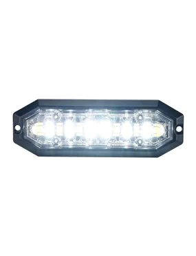 STRANDS LIGHTHEAD 12 LED 12-24V DC 20W AMBER & WHITE LED CLEAR LENS