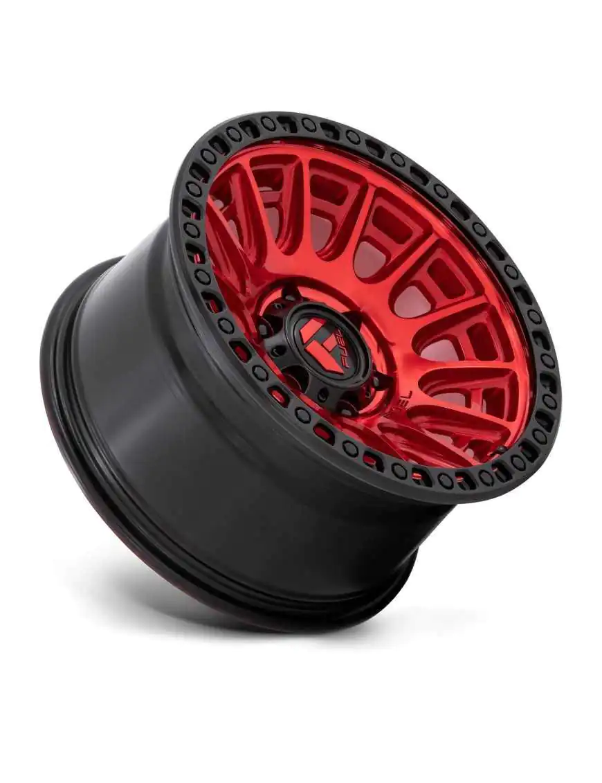 Felga aluminiowa D834 Cycle Candy RED W/ Black Ring Fuel