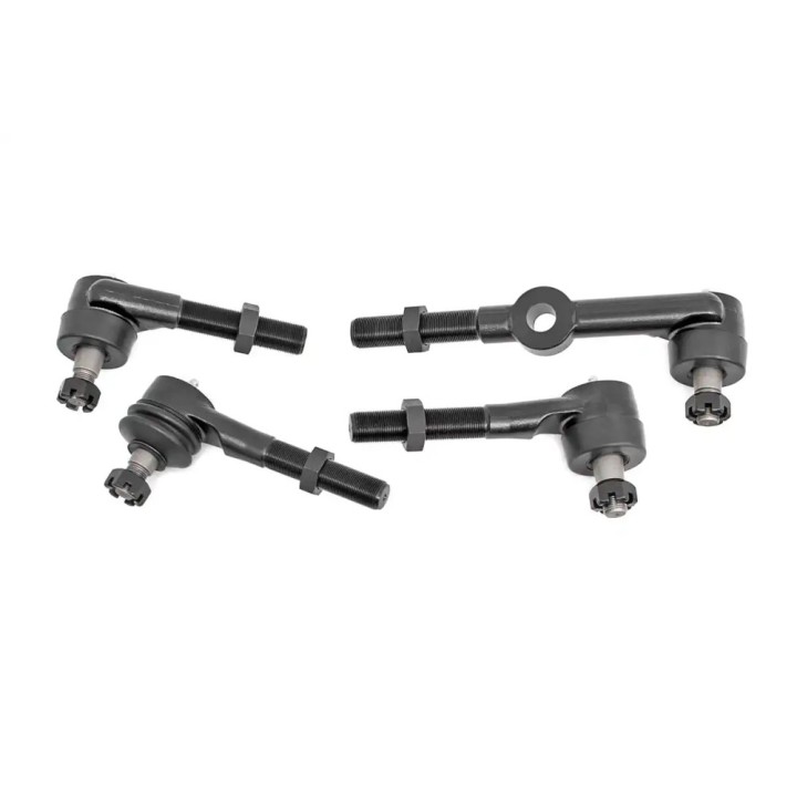 Zestaw do korekcji geometrii z amortyzatorem skrętu Rough Country Lift 4"+