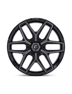 Felga aluminiowa Flux Gloss Black Brush FC Gray DDT Fuel
