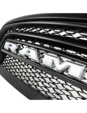 Grill z emblematem RAM w kolorze srebrnym do RAM Rebel OFD