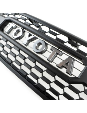 Grill z emblematem Toyota w kolorze srebrnym OFD
