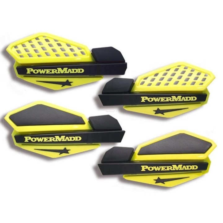 Osłony na dłonie POWERMADD BLACK/YELLOW