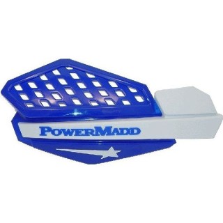 Osłony na dłonie POWERMADD BLUE/WHITE