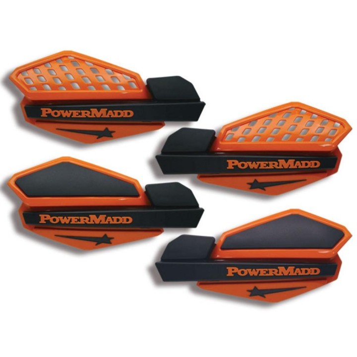 Osłony na dłonie POWERMADD BLACK/ORANGE