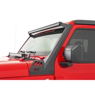 Listwa LED 50" white DRL z mocowaniem nad przednią szybę Rough Country Black Series