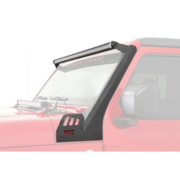 Listwa LED 50" white DRL z mocowaniem nad przednią szybę Rough Country Black Series