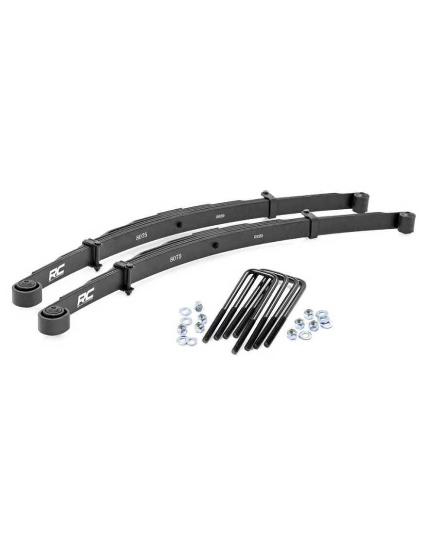 Resory piórowe z U-boltami tył Rough Country Lift 3,5" Resory piórowe z U-boltami tył Rough Country Lift 3,5"