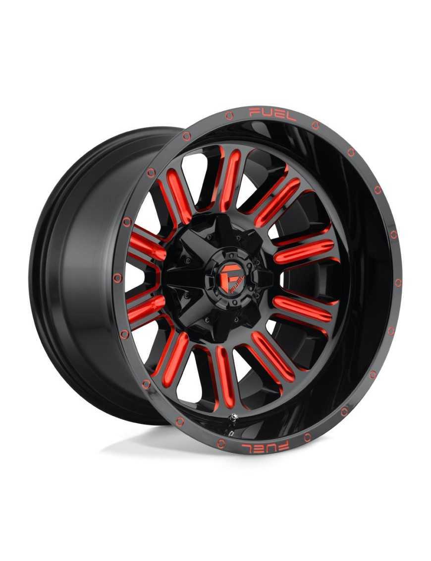 Felga aluminiowa D621 Hardline Gloss Black RED Tinted Clear Fuel Felga aluminiowa D621 Hardline Gloss Black RED Tinted Clear Fuel