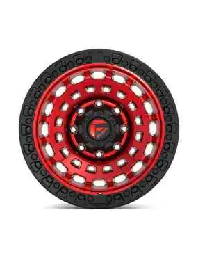 Felga aluminiowa D632 Zephyr Candy RED Black Bead Ring Fuel