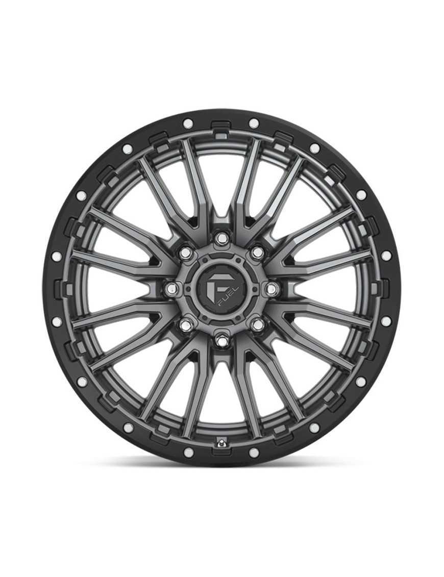Felga aluminiowa D680 Rebel Matte GUN Metal Black Bead Ring Fuel