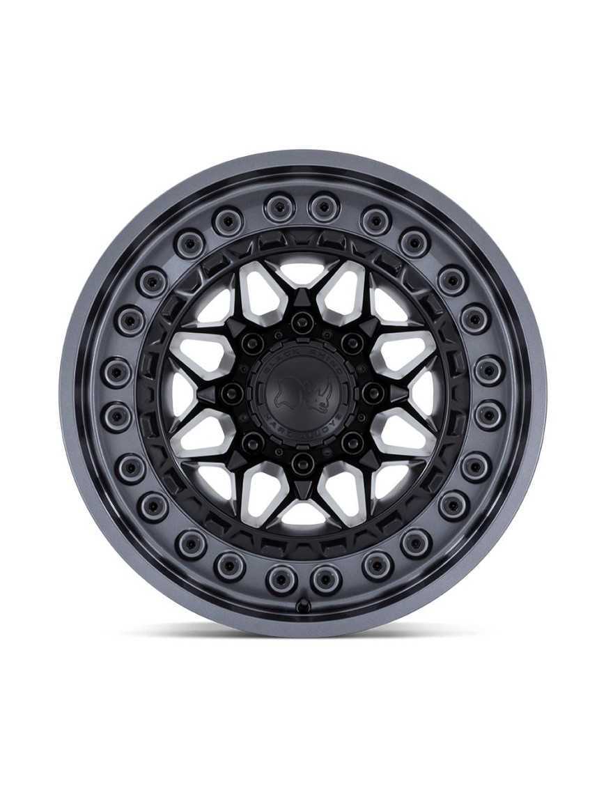 Felga aluminiowa Matte Black W/ Gunmetal LIP Alpha Black Rhino