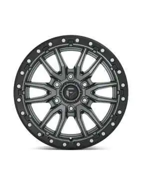 Felga aluminiowa D680 Rebel Matte GUN Metal Black Bead Ring Fuel