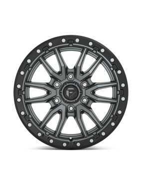 Felga aluminiowa D680 Rebel Matte GUN Metal Black Bead Ring Fuel
