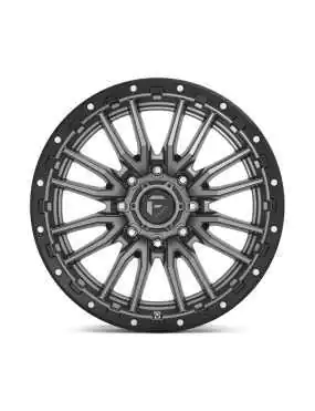 Felga aluminiowa D680 Rebel Matte GUN Metal Black Bead Ring Fuel
