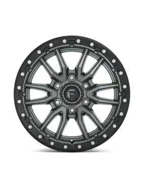 Felga aluminiowa D680 Rebel Matte GUN Metal Black Bead Ring Fuel