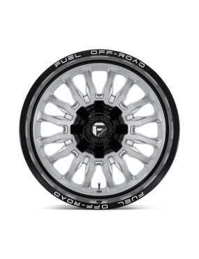 Felga aluminiowa D798 ARC Silver Brushed Face W/ Milled Black LIP Fuel
