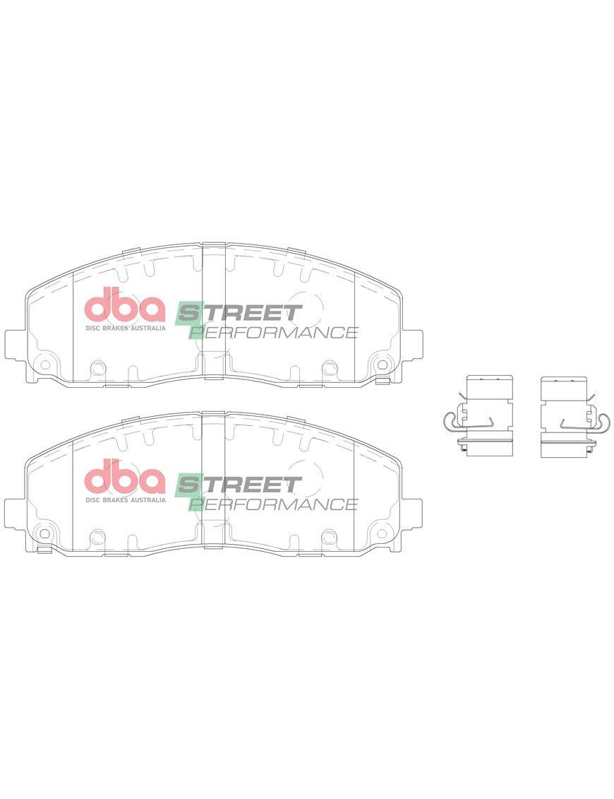 Brake Pads Street Performance  Front Axle Wrangler jl