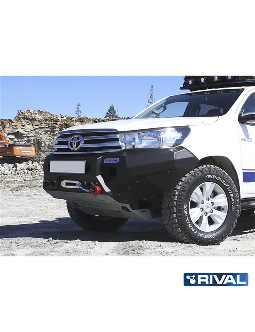 Bumper Toyota Hilux 2015-2020 tuv Rival 4x4 Bumper Toyota Hilux 2015-2020 tuv Rival 4x4