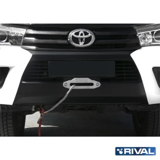 Płyta wyciągarki w zderzak oryginalny Toyota Hilux 2015-2020 i 2020- Rival 4x4