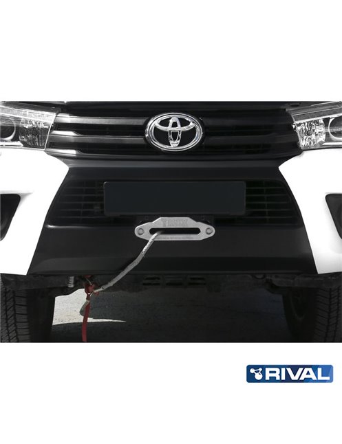 Płyta wyciągarki w zderzak oryginalny Toyota Hilux 2015-2020 i 2020- Rival 4x4