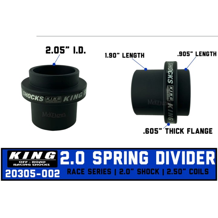 King Shocks 20305-002 2.0 Shock Coil Slider 