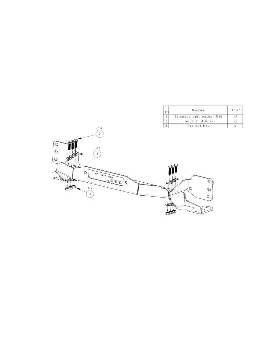 Toyota Tundra 2007-2014 winch mounting plate